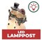 Christmas Snowman Decorations Resin Snowman Lighted Christmas Decorations LED Holiday Light Up Snowman Indoor Festive Fibre Optic Decorations Indoor Glowing Snowman Couple